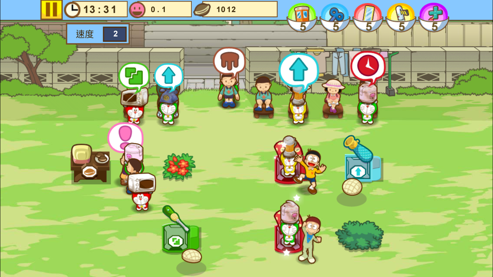 【益智】Doraemon Repair Shop Game UI 研究室 ゲーム UI ライブラリ