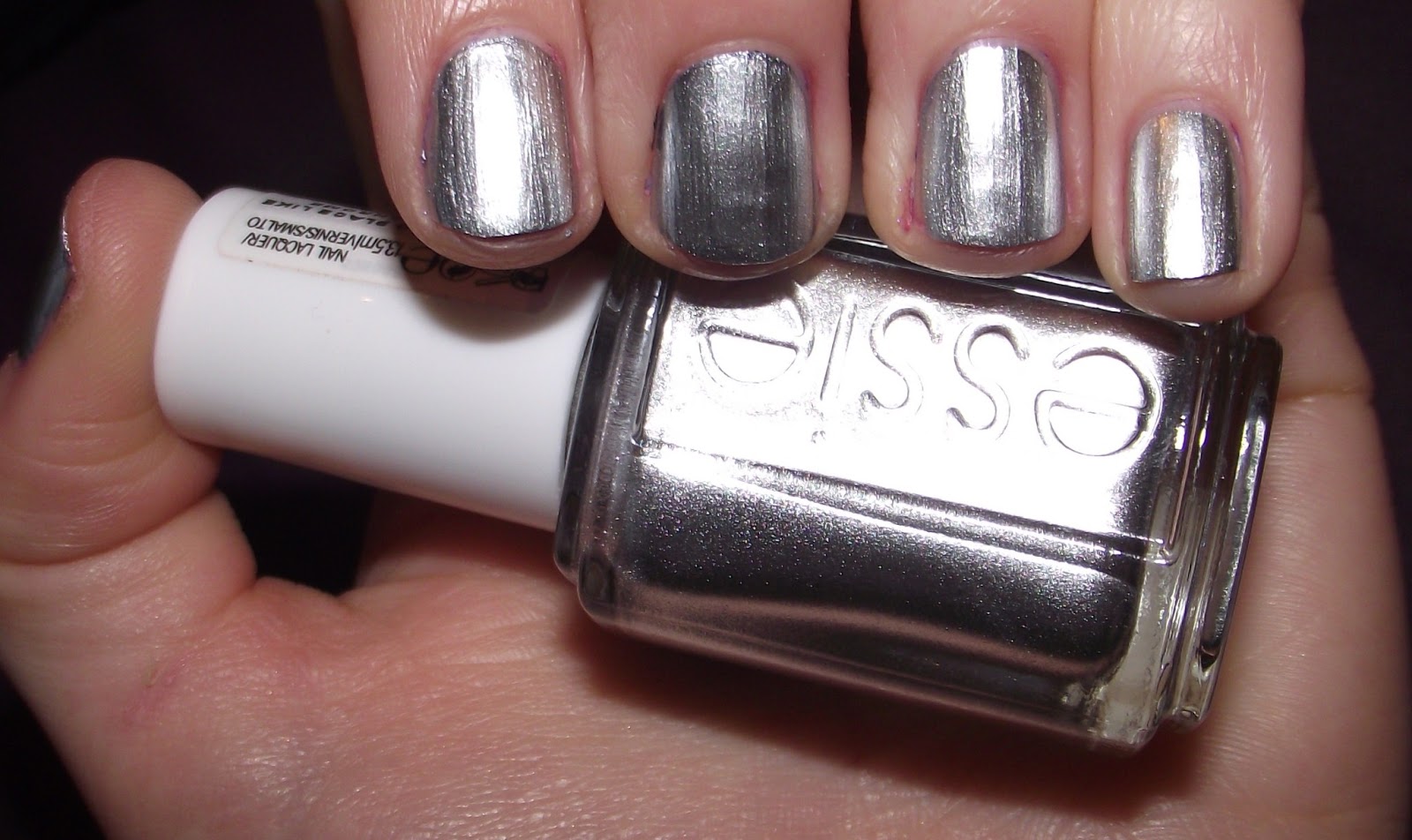 2. Essie Nail Polish in "No Place Like Chrome" - wide 2