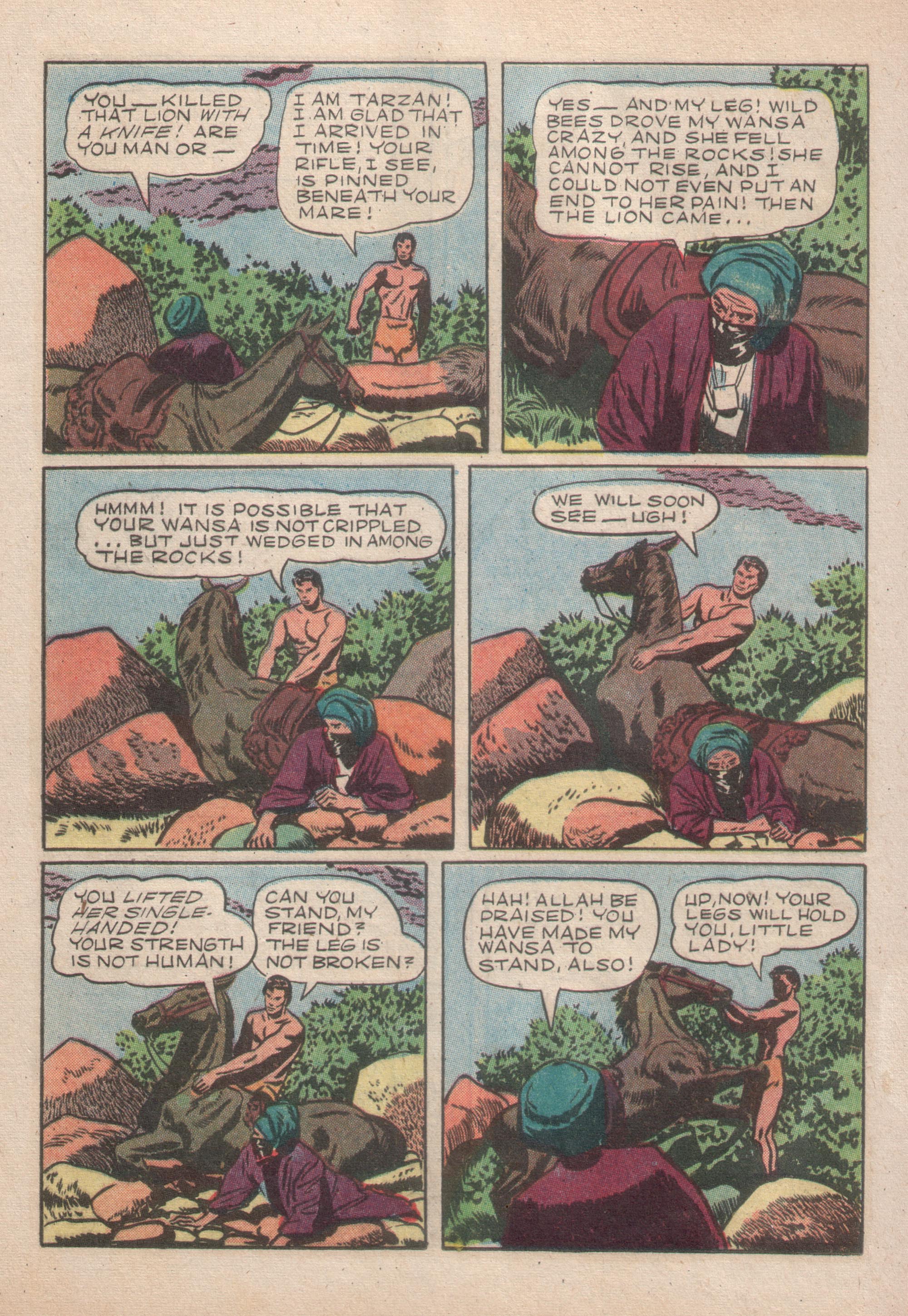 Read online Tarzan (1948) comic -  Issue #42 - 32