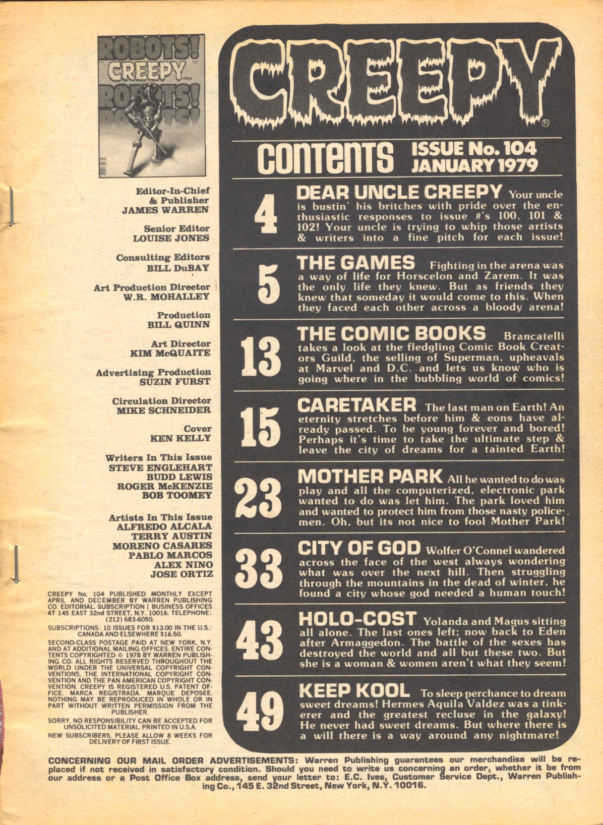 Read online Creepy (1964) comic -  Issue #104 - 3