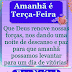 Mensagem de Boa Noite amanhã é Terça Feira.