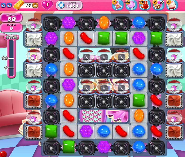 Candy Crush Saga 1458