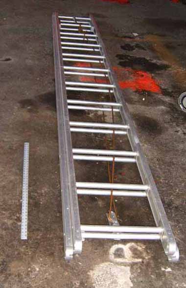 24 Foot aluminum extension ladder