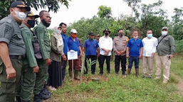 Sebanyak 550 Pohon Di Tanam Dalam Peringatan  HMPI Di Desa Karang Rejo Kecamatan Jati Agung