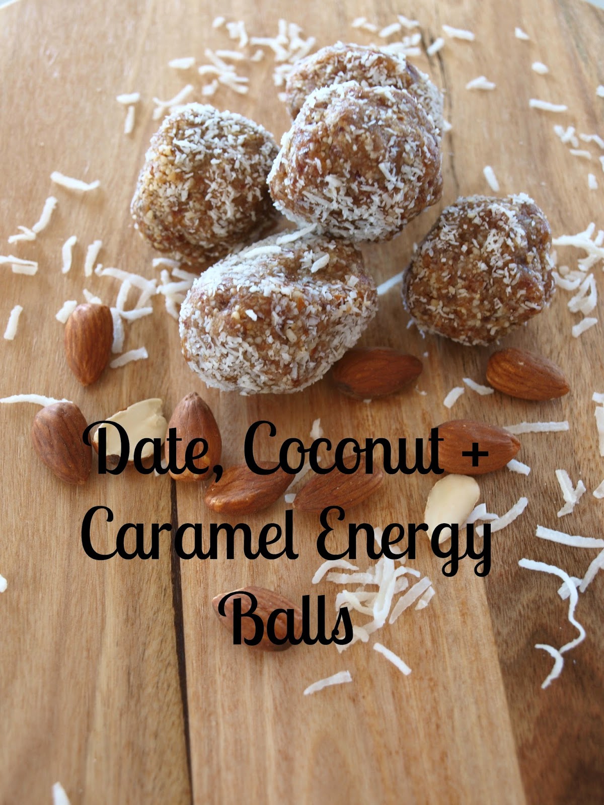 Date, Coconut + Caramel Energy Balls Glamour Coastal Living