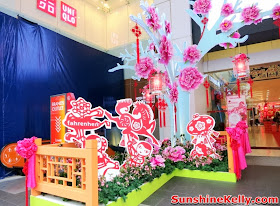 CNY 2014, Blossoms of Happiness @ fahrenheit88, fahrenheit88, chinese new year mall decoration, mall festive decoration, shopping mall