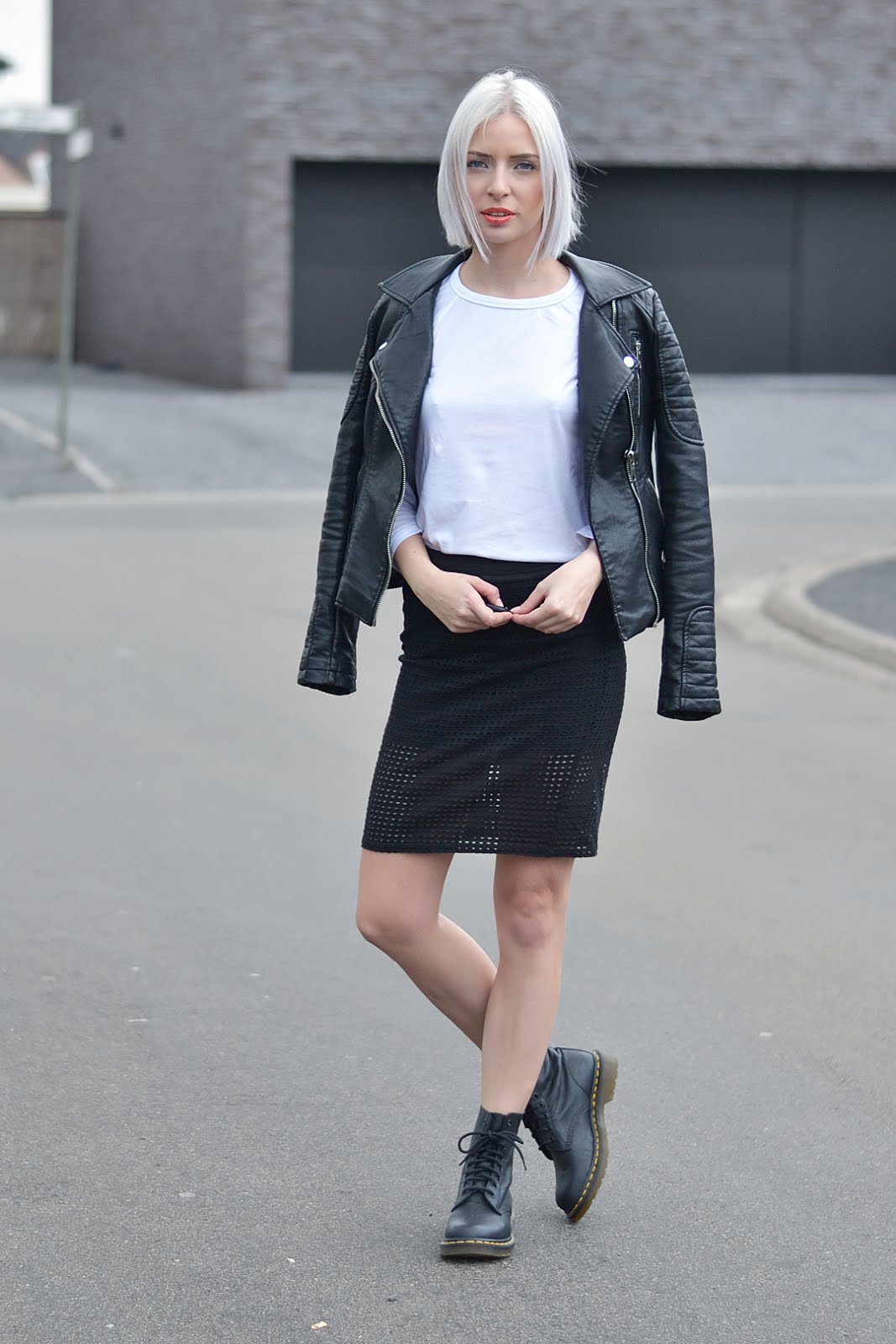dr martens with skirt
