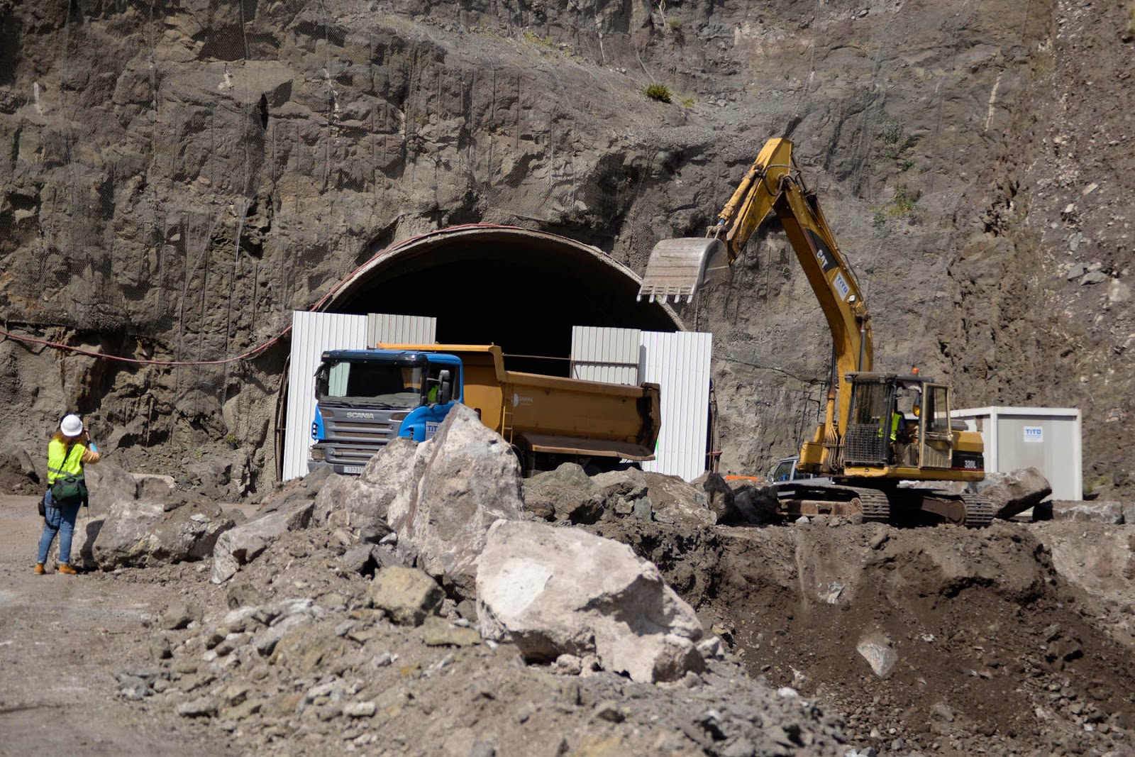 Obras en la carretera de La Aldea. Noticias y vídeos de Gran Canaria