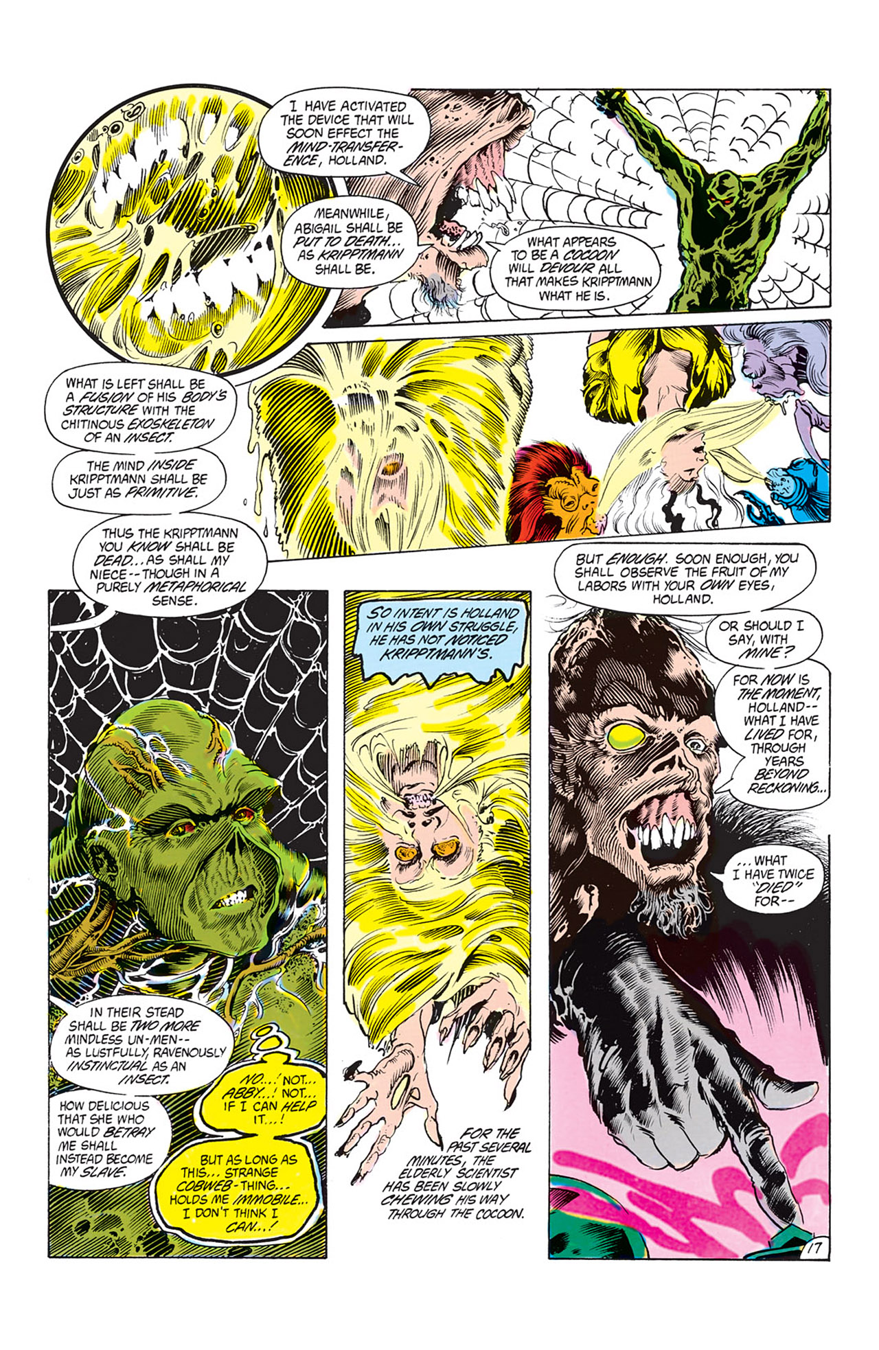 Read online Swamp Thing (1982) comic -  Issue #19 - 17