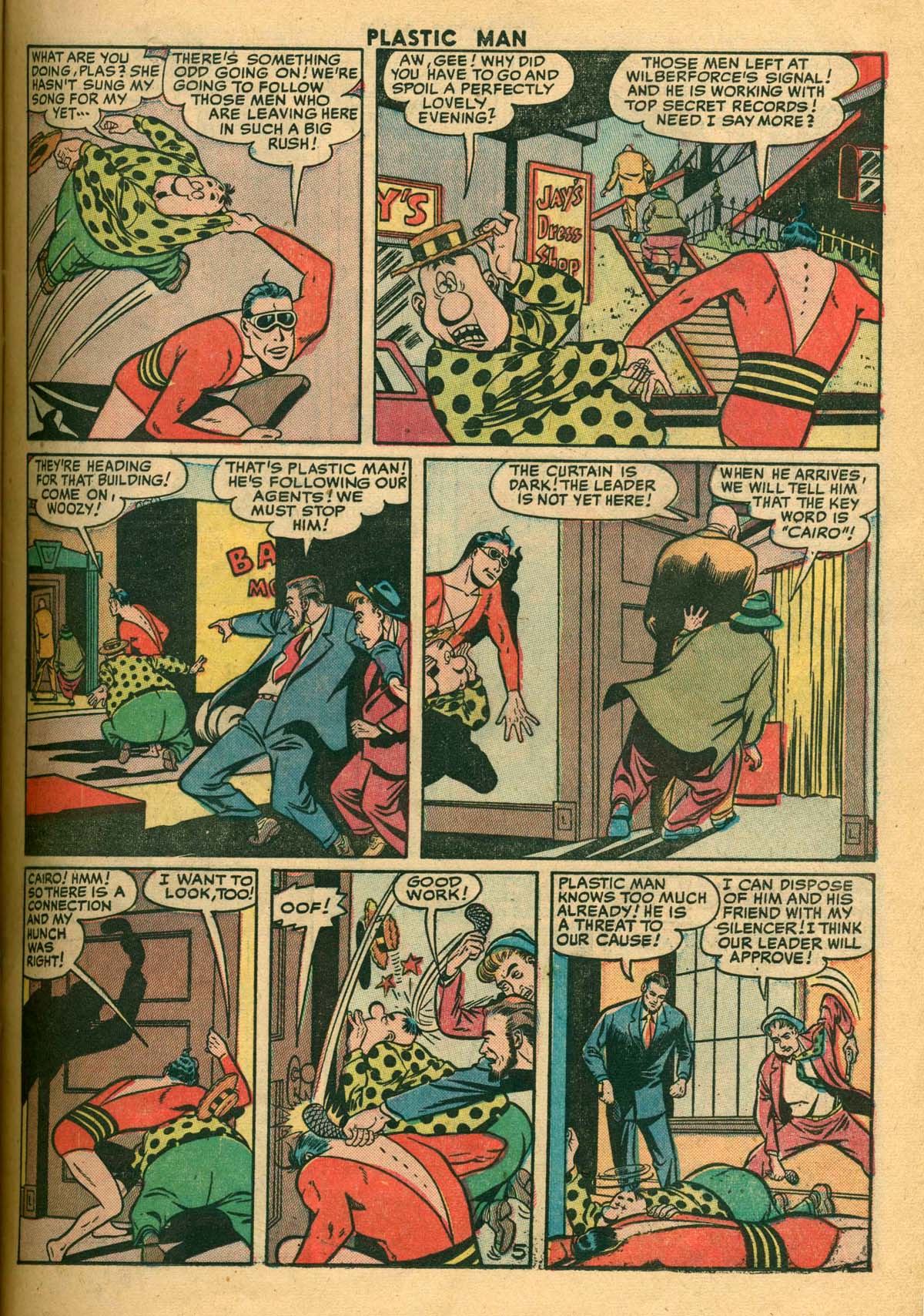 Read online Plastic Man (1943) comic -  Issue #27 - 19