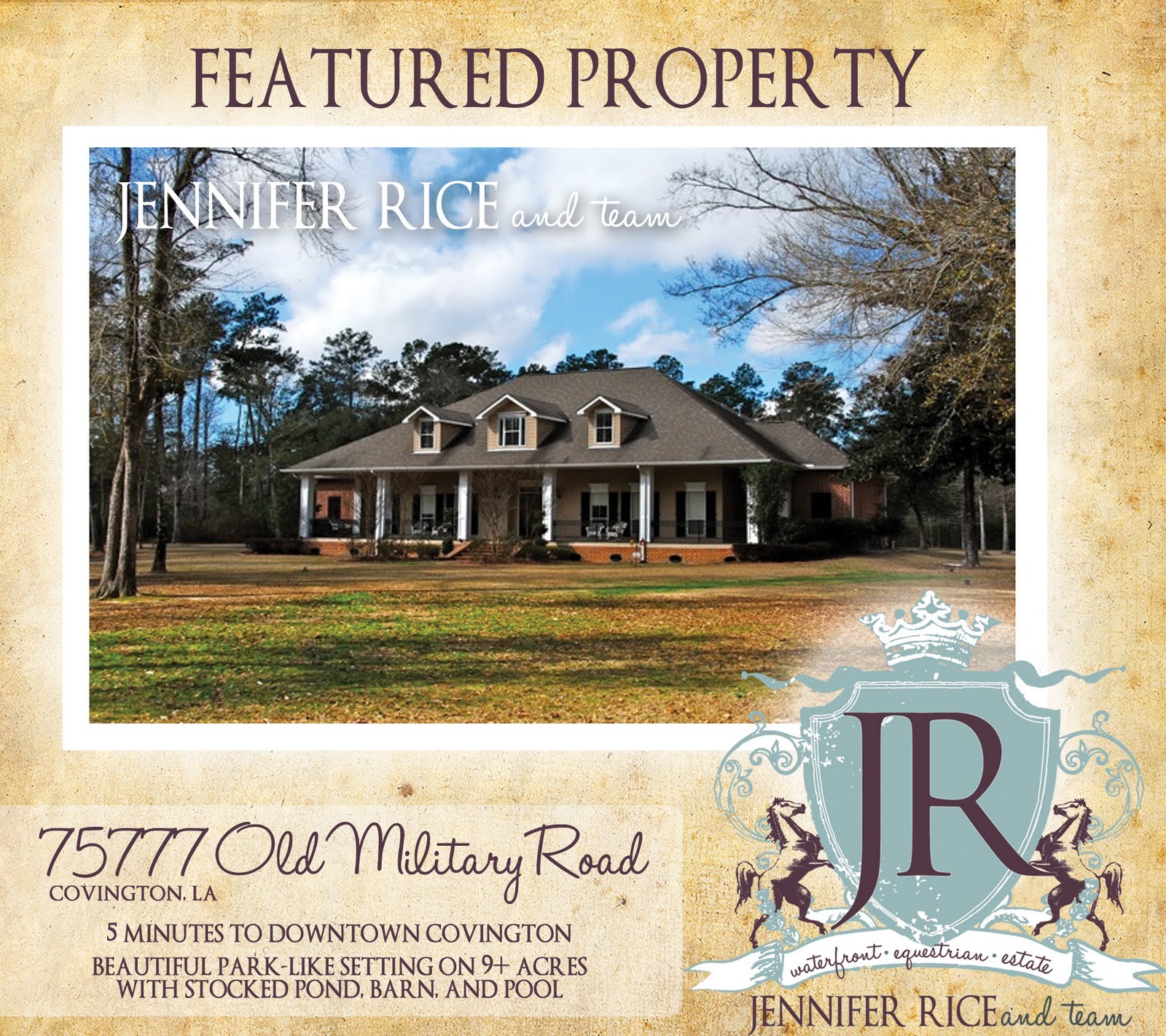 Jennifer Rice and Team Real Estate Featured Properties!