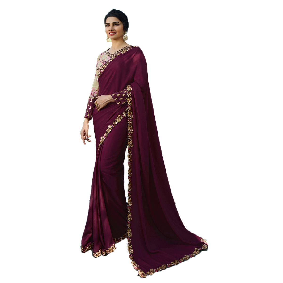 Designer Rangoli Silk Sarees FashionZone