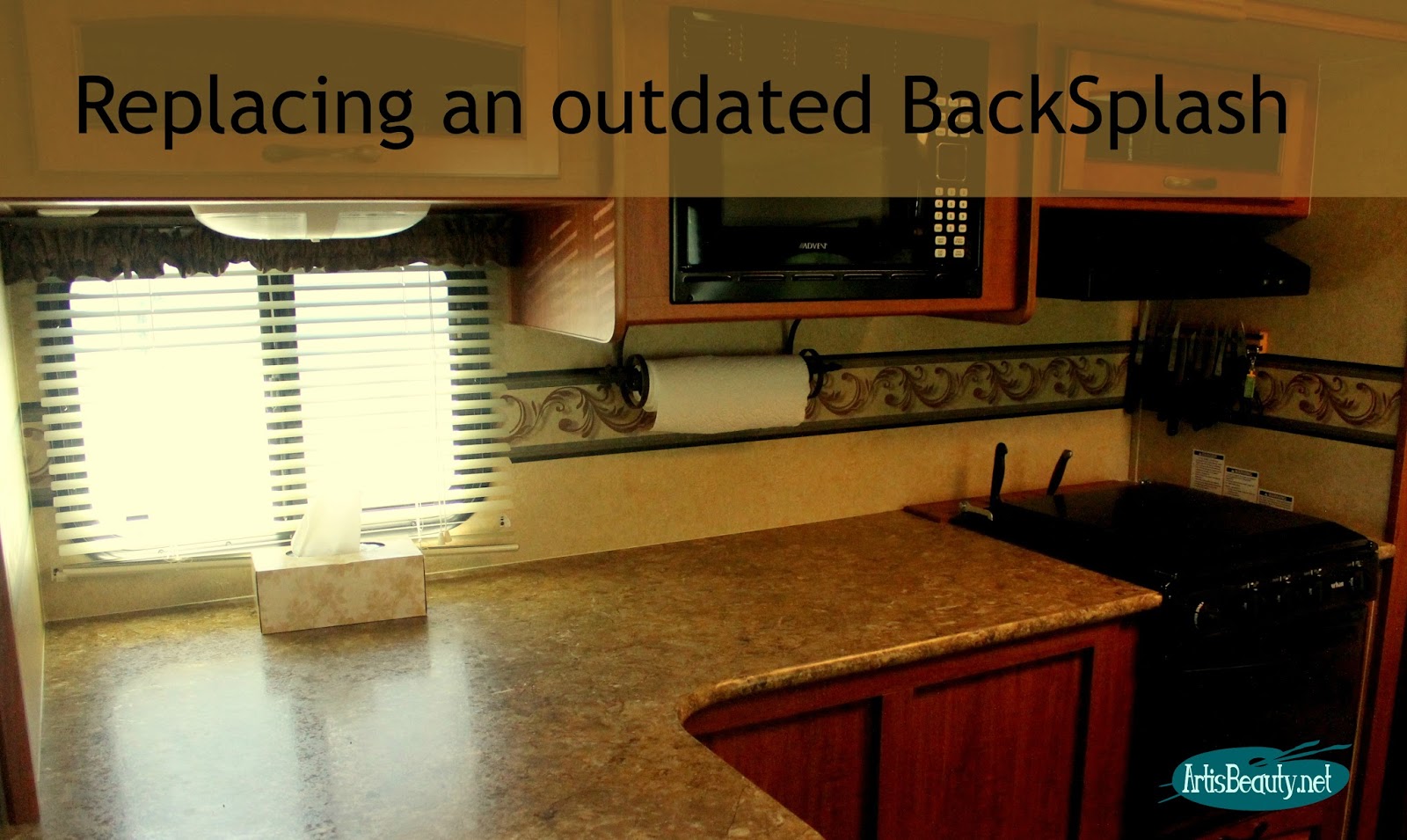 ART IS BEAUTY: Easy BackSplash Makeover Using SMART TILES - ART IS BEAUTY: Easy BackSplash Makeover Using SMART TILES