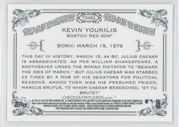 The Pack Prodigy: Happy Birthday Kevin Youkilis!!!