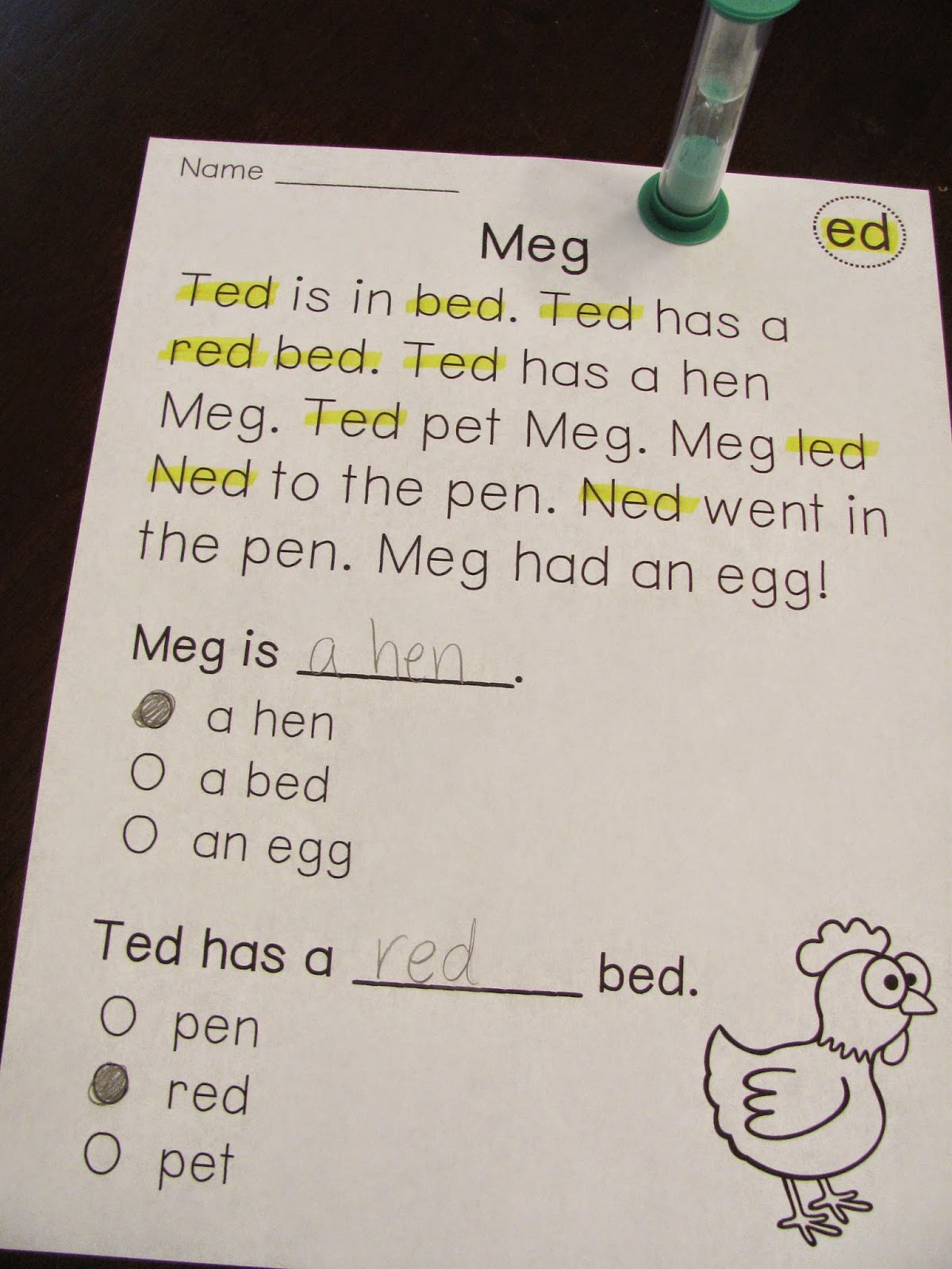 Reading passages that are perfect for kindergarten and first grade