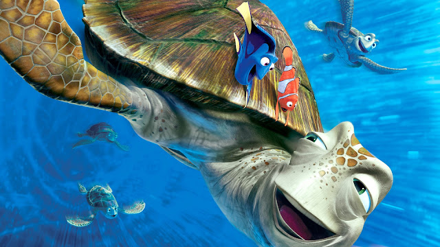 sea turtle in Finding Nemo