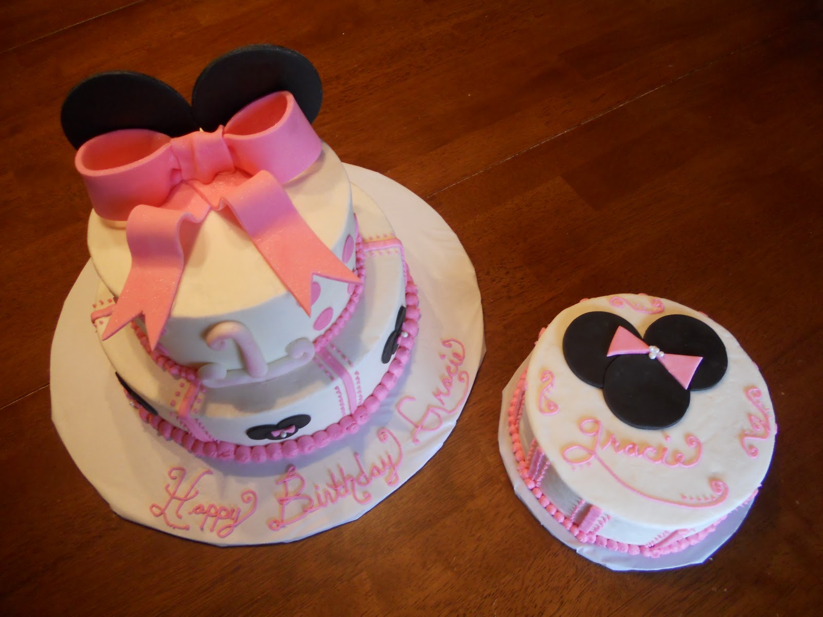 Treat Dreams: Minnie Mouse 1st Birthday Cake