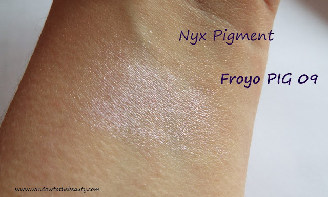 nyx Froyo pigment swatch