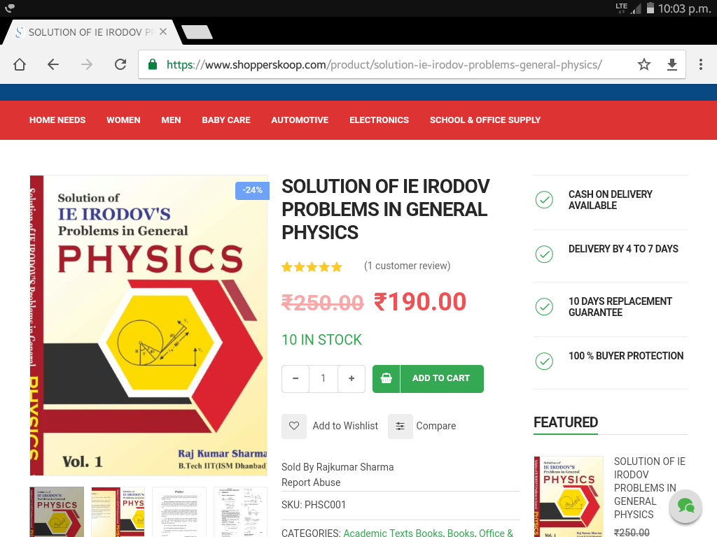 SOLUTIONS TO I E IRODOV BY RAJ KUMAR SHARMA (RKH): 'Solution of I.E ...