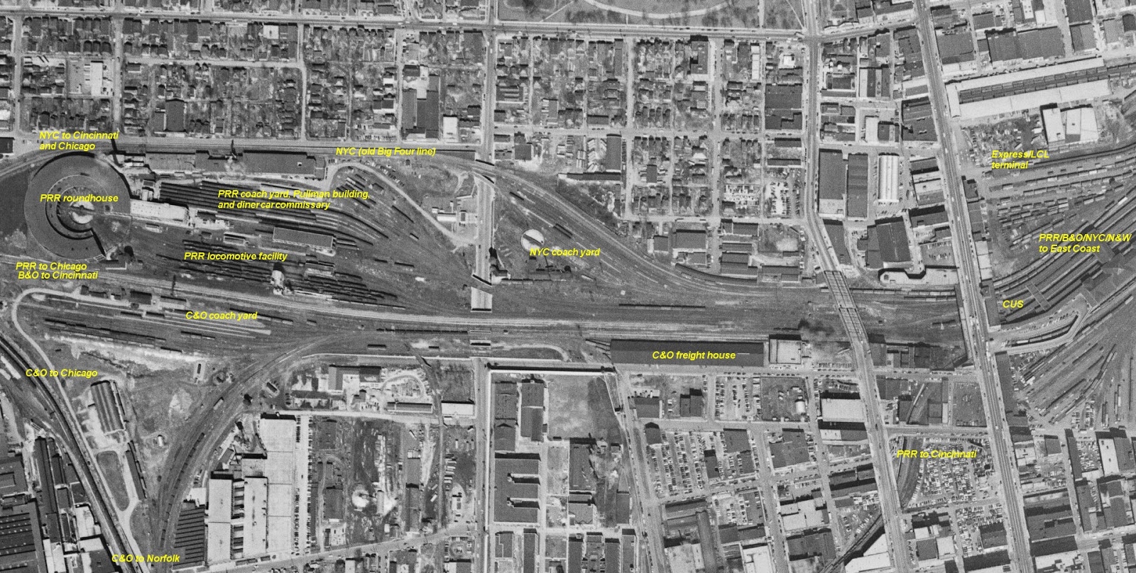 Crooked River Rails Columbus Ohio 1953