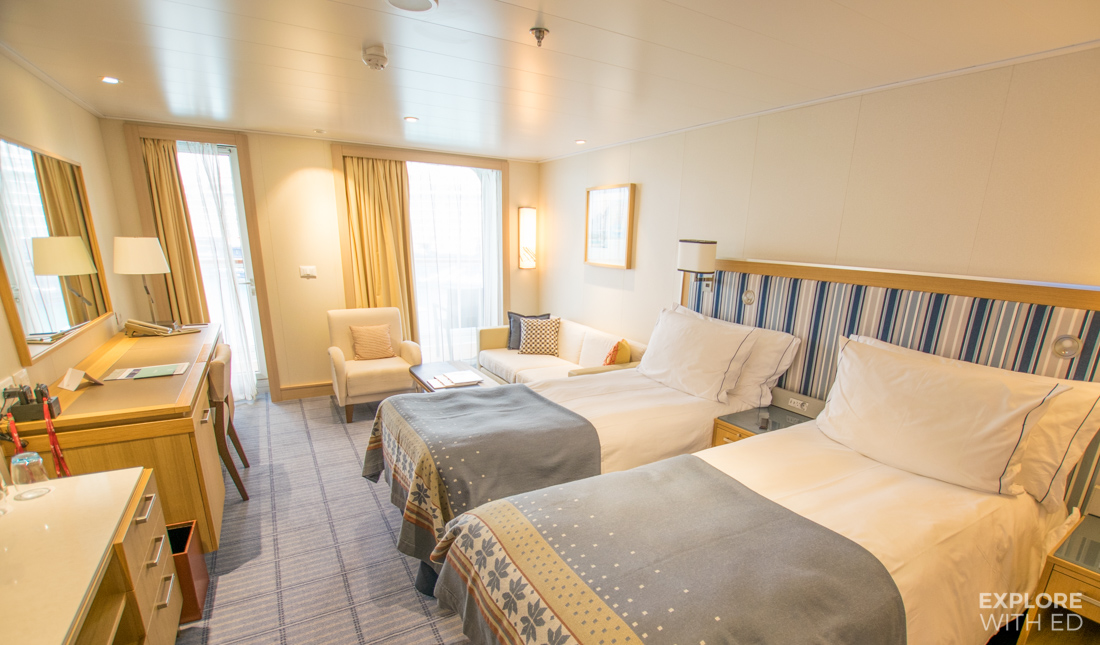 Penthouse Veranda Cabin onboard the Viking Sea cruise ship