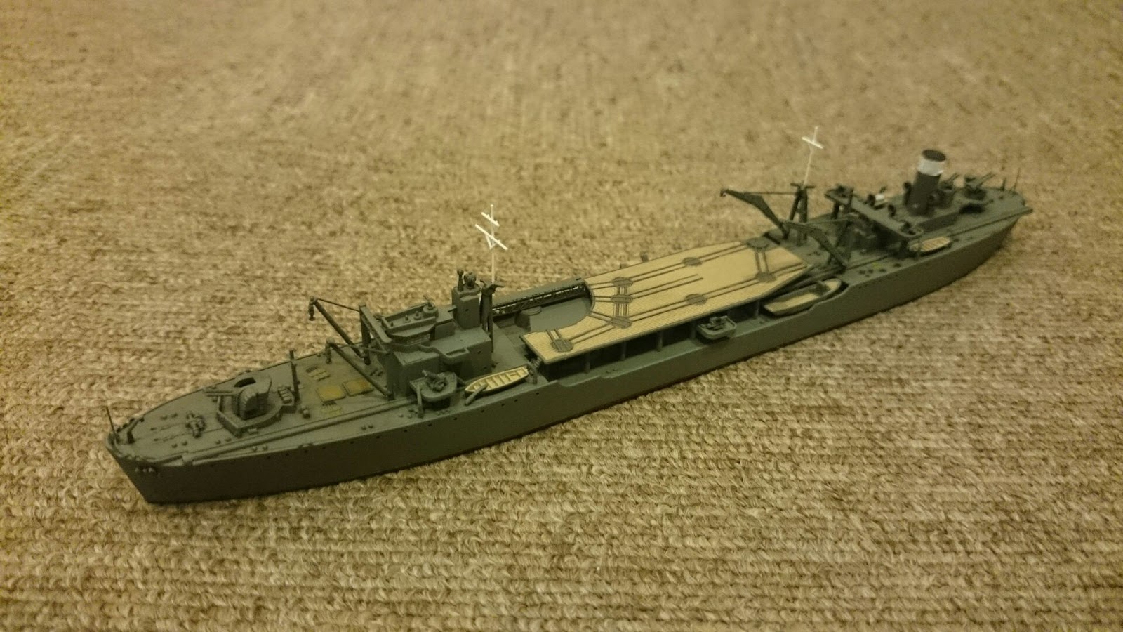 kumaの模型趣味: アオシマ 艦これ 給油艦 速吸 最終時製作