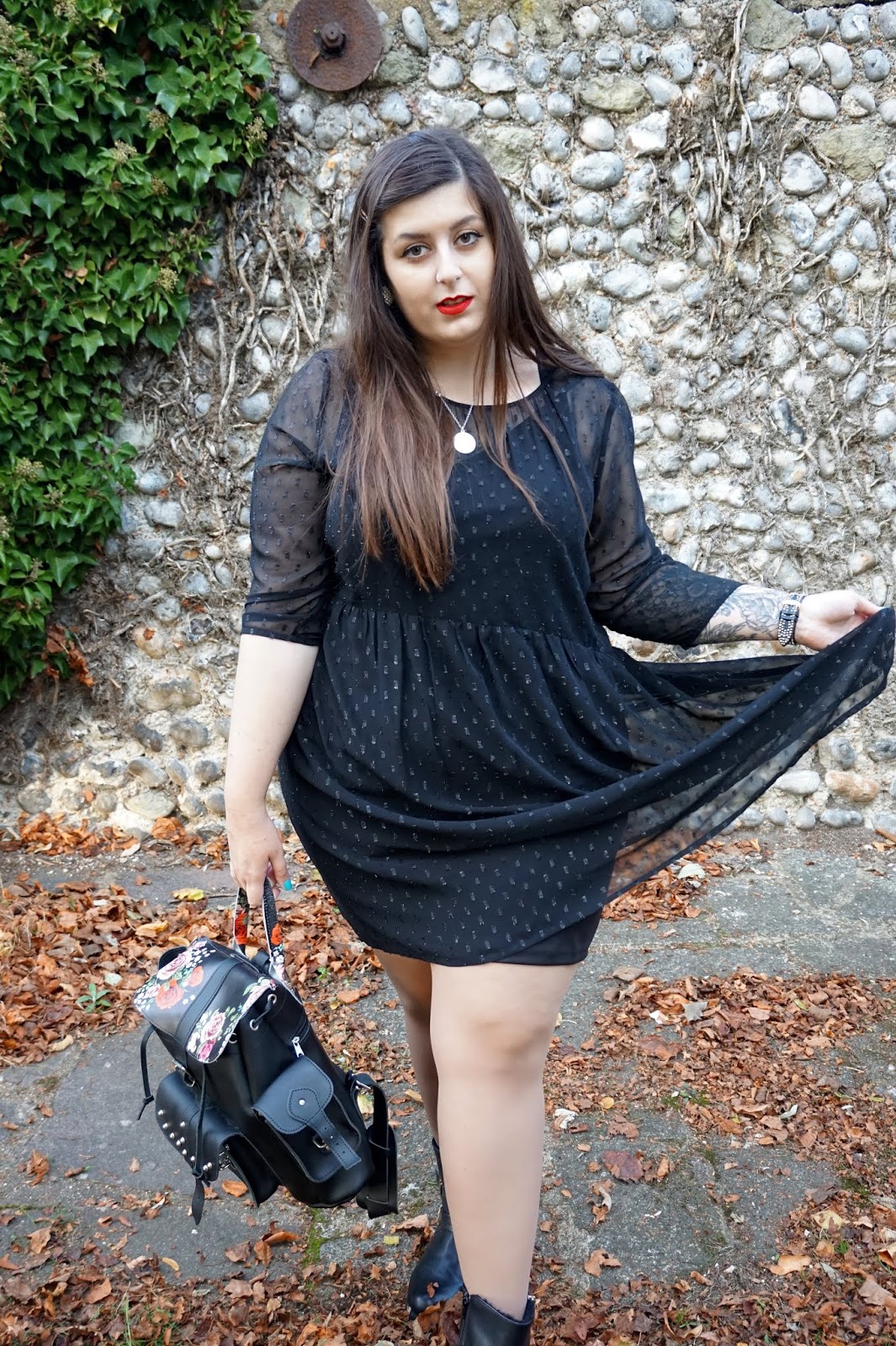 mid length lace dress