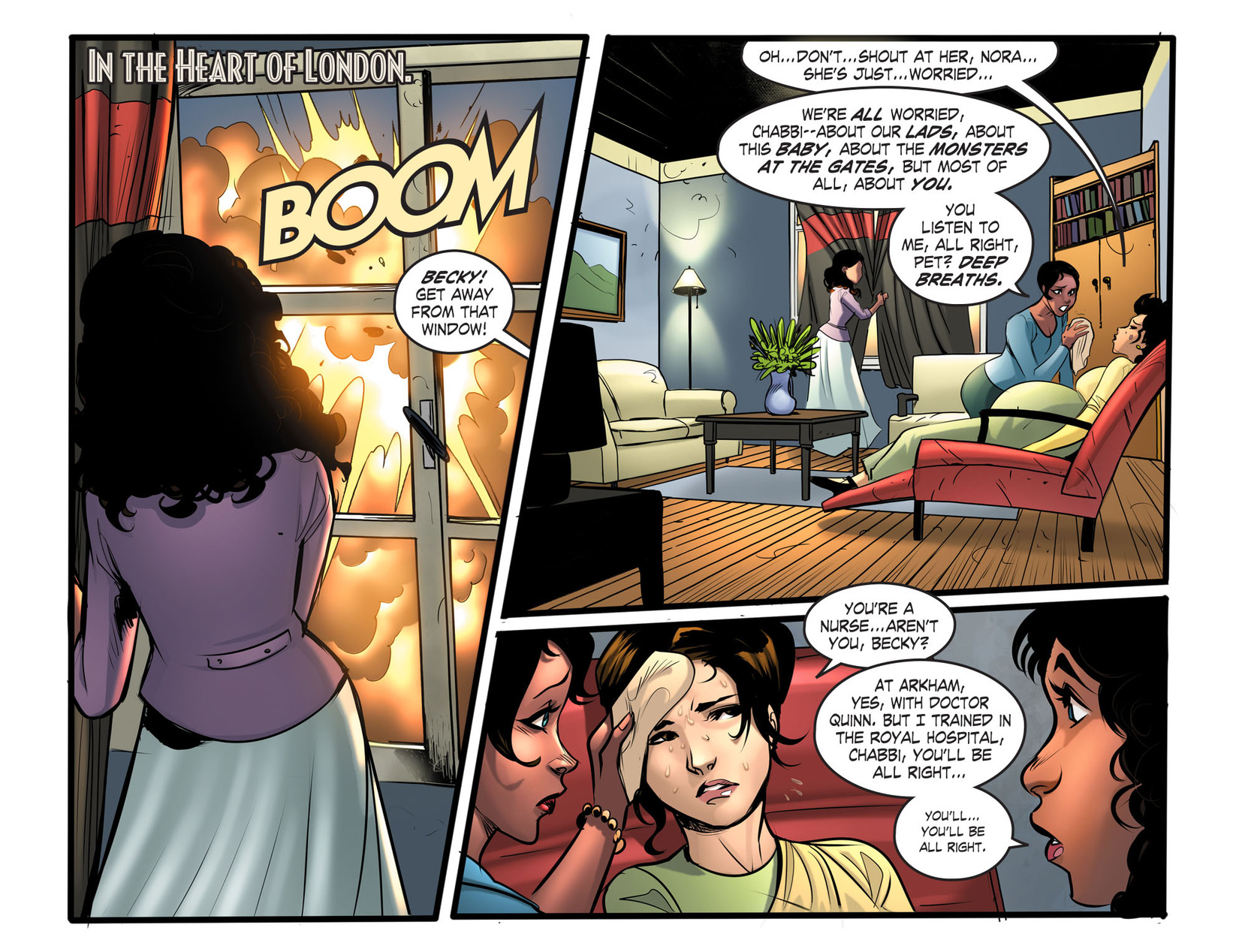 Read online DC Comics: Bombshells comic -  Issue #35 - 17