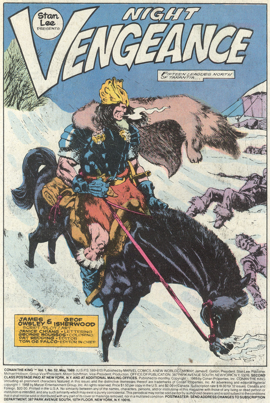 Read online Conan the King comic -  Issue #52 - 2