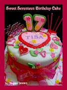 Sweet Seventeen Birthday cake