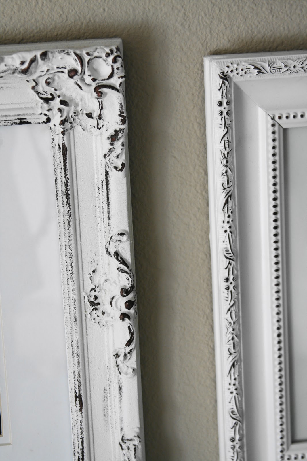 For the love of white Goodwill Frames Transformation