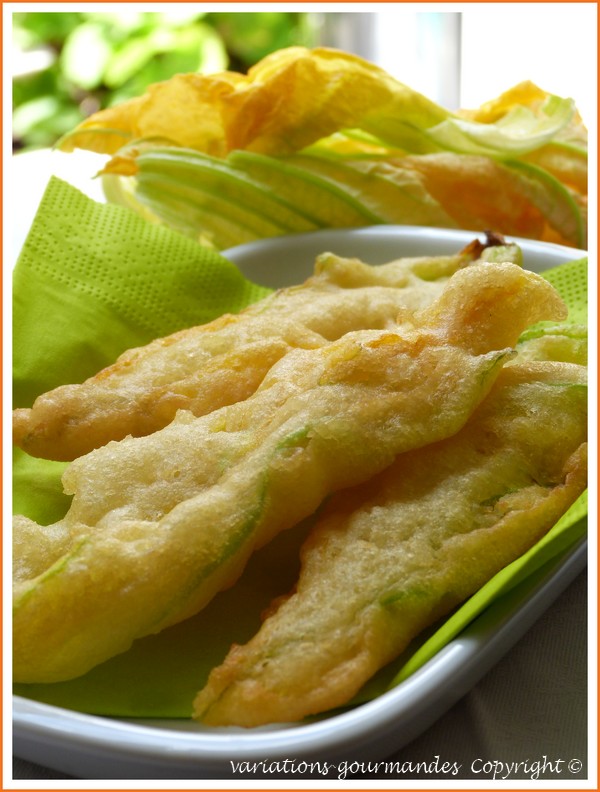 Variations Gourmandes Beignets De Fleurs De Courgettes De Nice