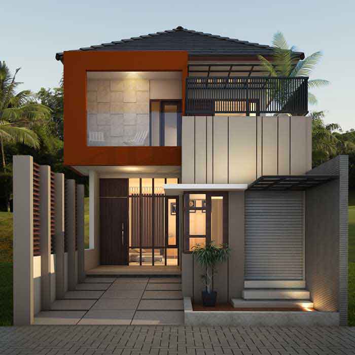 Model Rumah Minimalis 2 Lantai