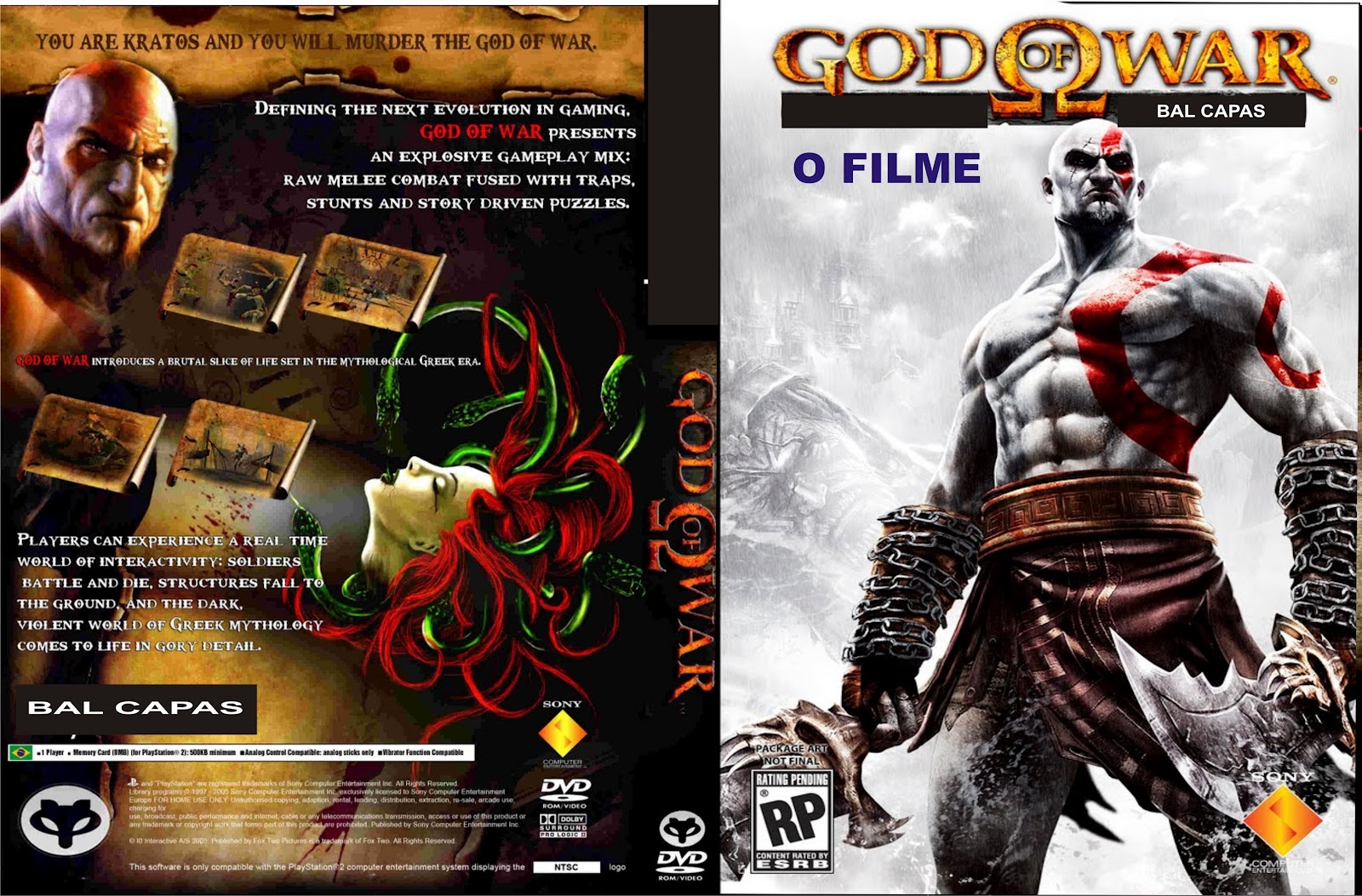 God of War CAPAS VIP