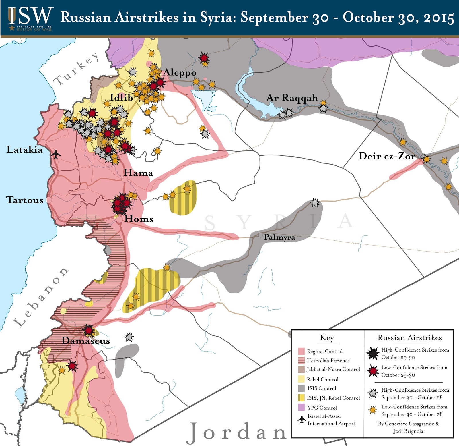 Военная обстановка в Сирии к 2 ноября 2015 года 