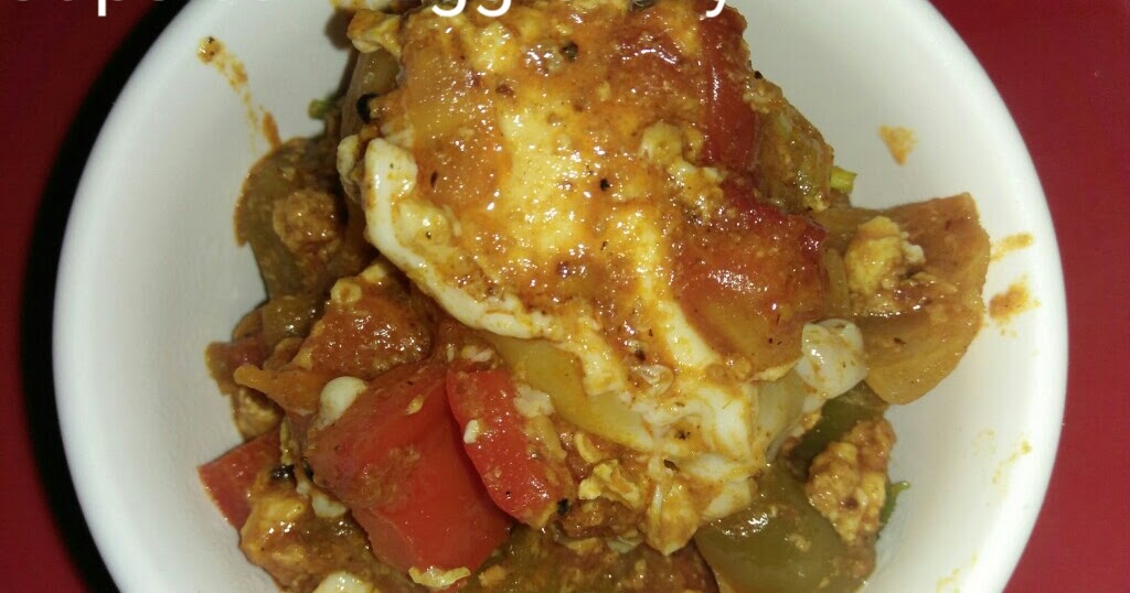 Capsicum Egg Curry Raini's Recipe Book