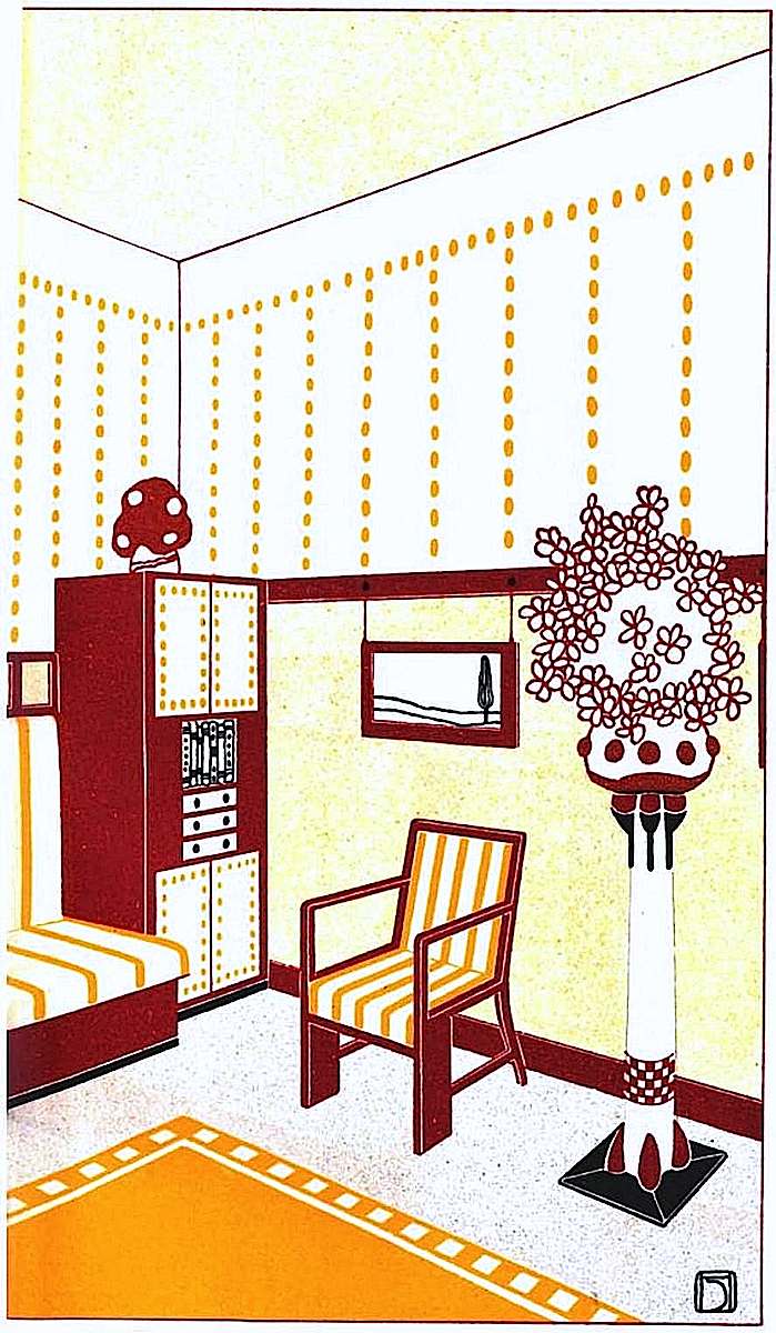 Hans Scharfen 1903 Hans Scharfen interior 1903