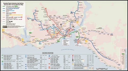 Plan transports Istanbul agglomération