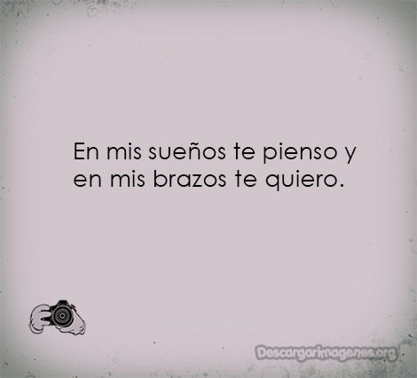 Amor palabras para que me ame.