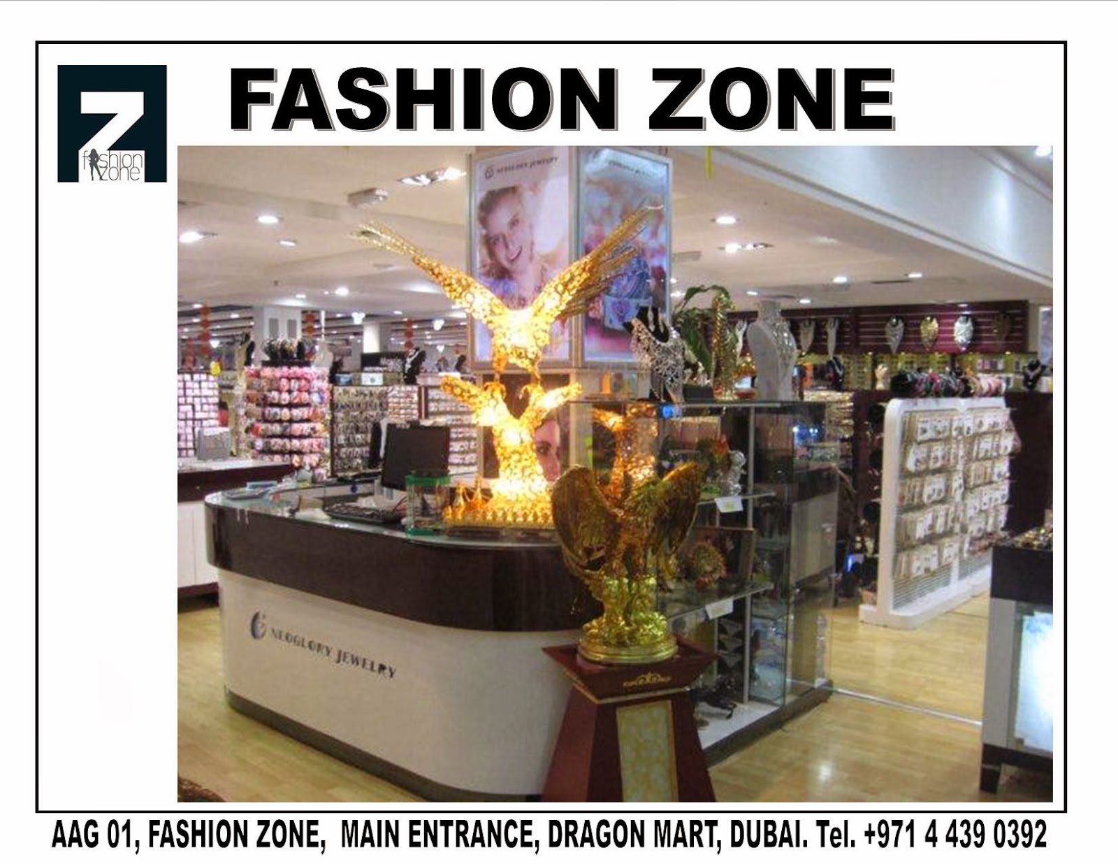 Fashion Zone, AAG01, Dragon Mart, Dubai. Fashion Zone, Largest
