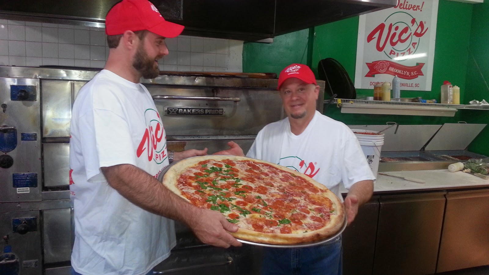 Vic's Pizza Downtown Greenville, Sc PRESS RELEASE Iconic Pizza Chef