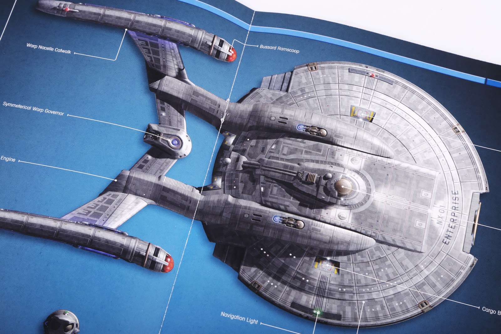 Star Trek NX Shuttle #6 pod from the Enterprise nx-01 Eaglemoss inglesa Mag 