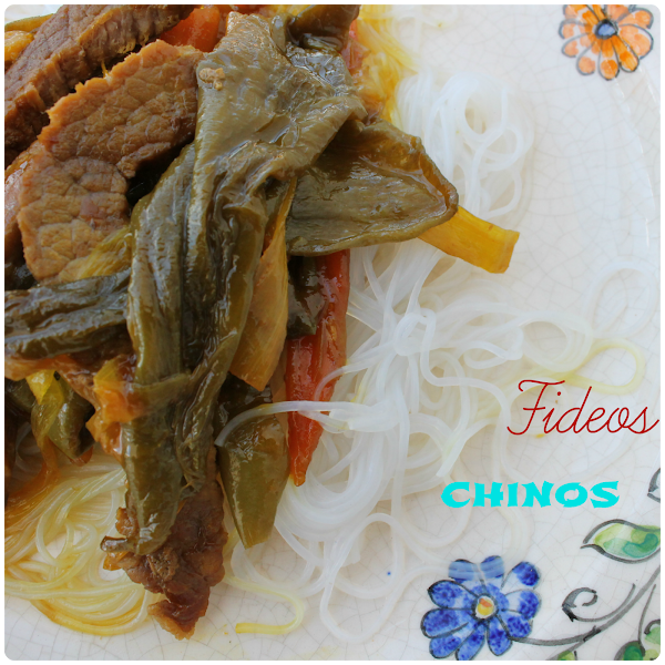Fideos Chinos Fritos con Ternera (Lo Mein de ternera) - Chinese