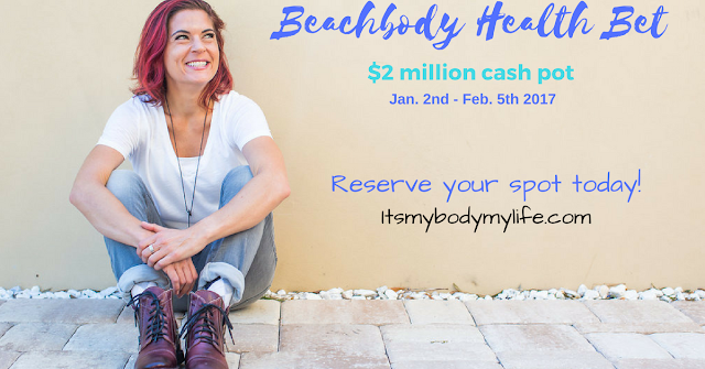 beachbody health bet, challenge group, earn money, lose weight, new years resolution