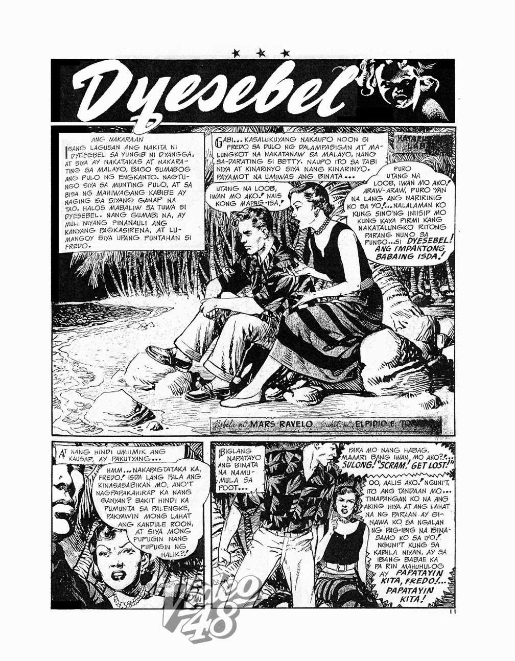 Video 48 MARS RAVELO'S "DYESEBEL" (195253) REVISITED/ KATAPUSANG LABAS