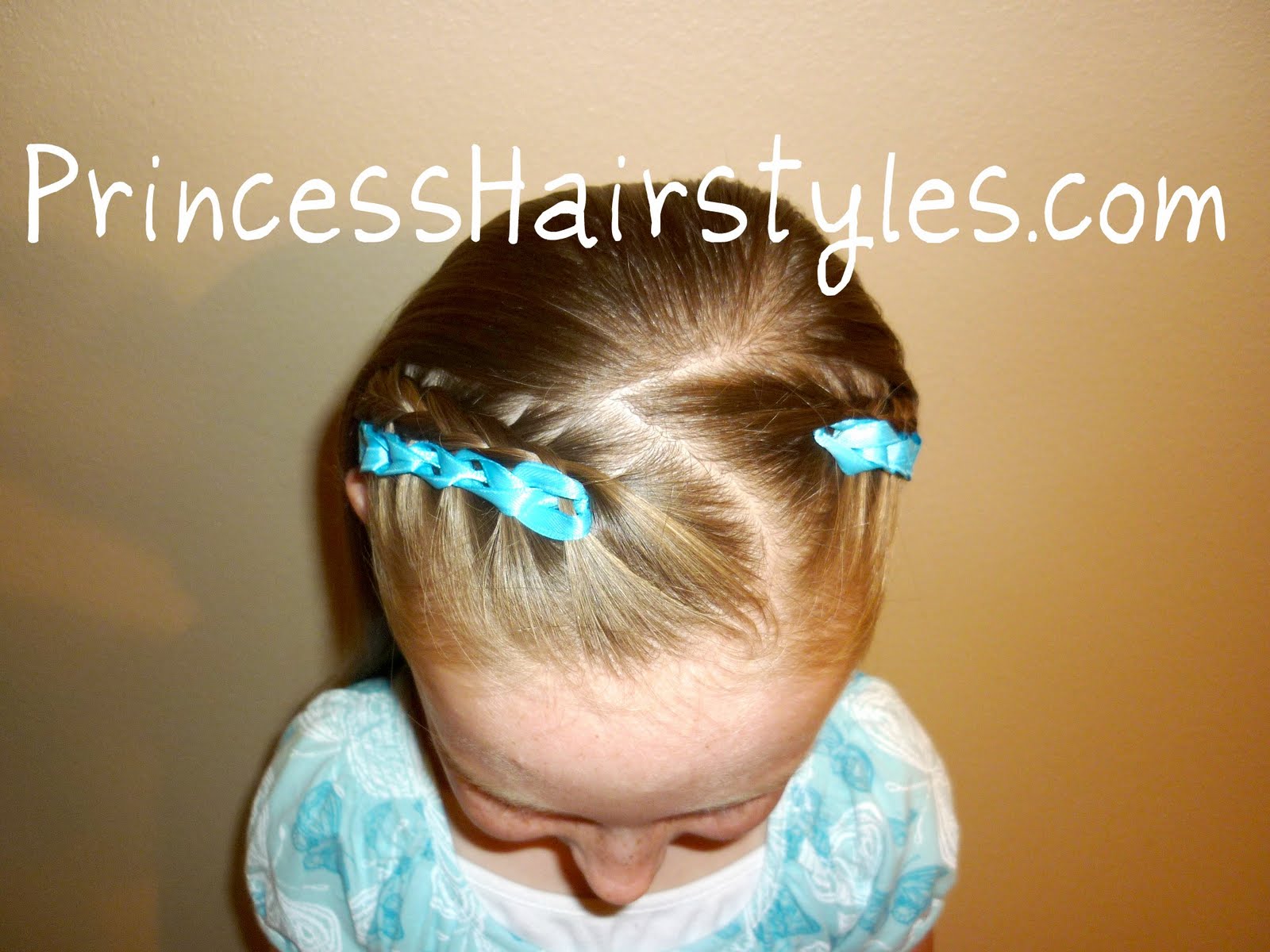Crocheted Ribbon Braid Hairstyle Hairstyles For Girls Princess