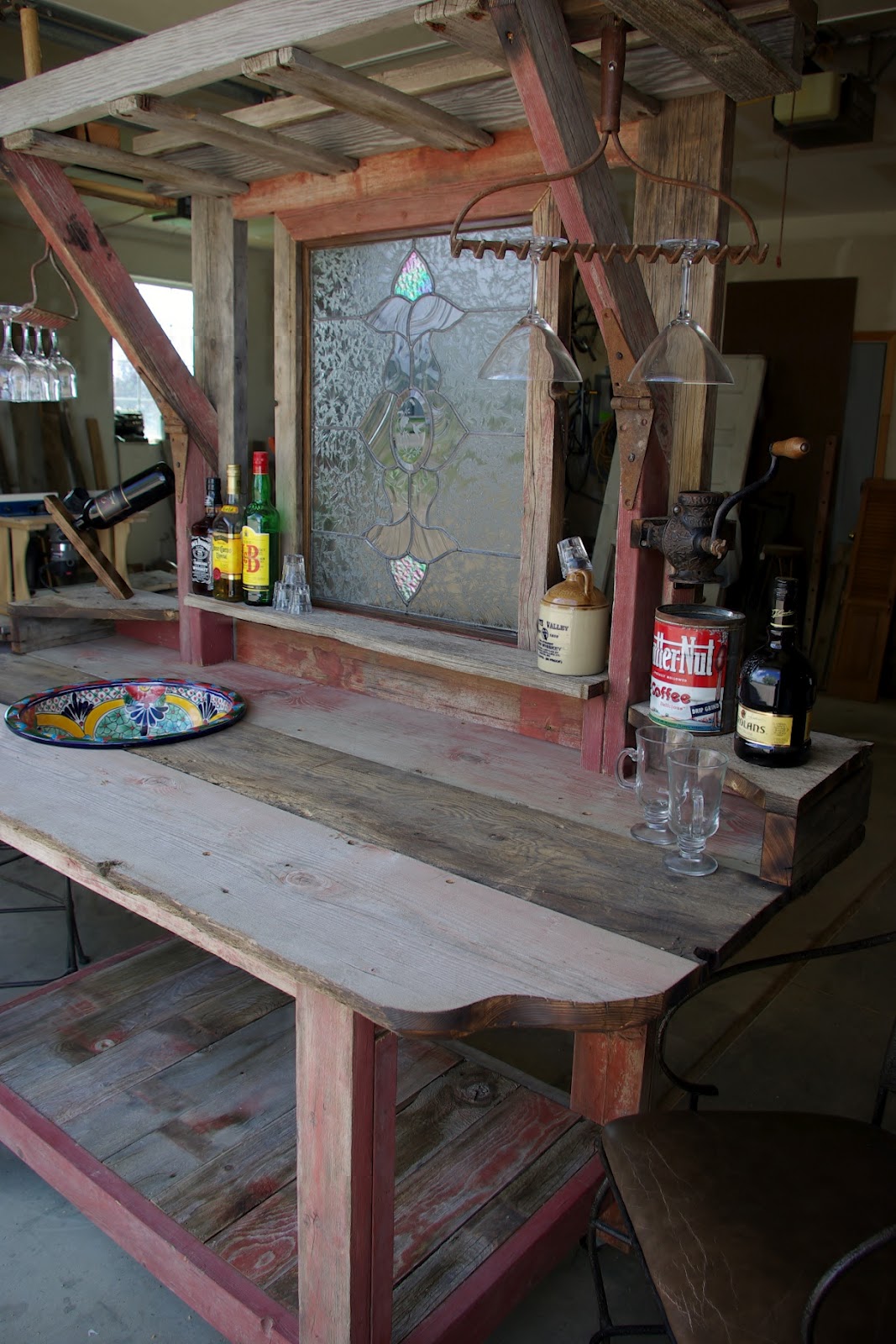 Reclaimed Rustics Barn Wood Patio Bar