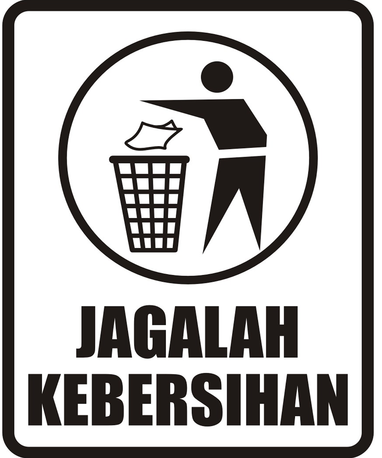 Logo Jagalah Kebersihan  Vector