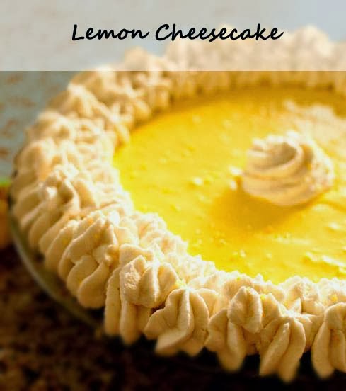 Lemon Cheesecake with Graham Cracker Crust
