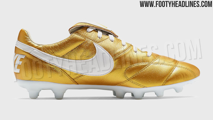 nike premier 2.0 white and gold